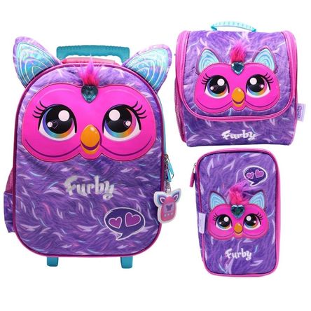 Pack Escolar Maleta Furby Morado Oficio Pack Escolar Maleta Furby Morado Oficio