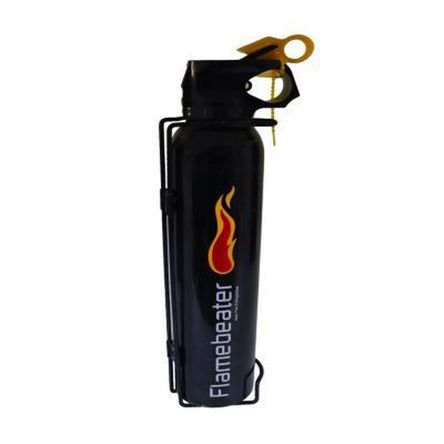Extintor Deportivo para Carro PQS 0.5kg brackets Negro Extintor Deportivo para Carro PQS 0.5kg brackets Negro