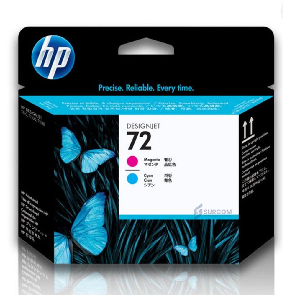 Cabezal HP 72 Magenta/Cyan Original (C9380A)
