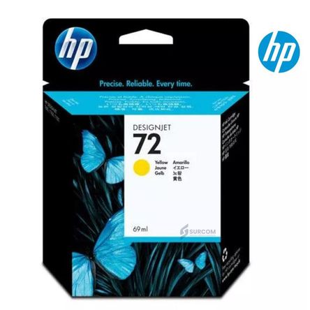 Cartucho HP 72 Yellow C9400A Original 69ml