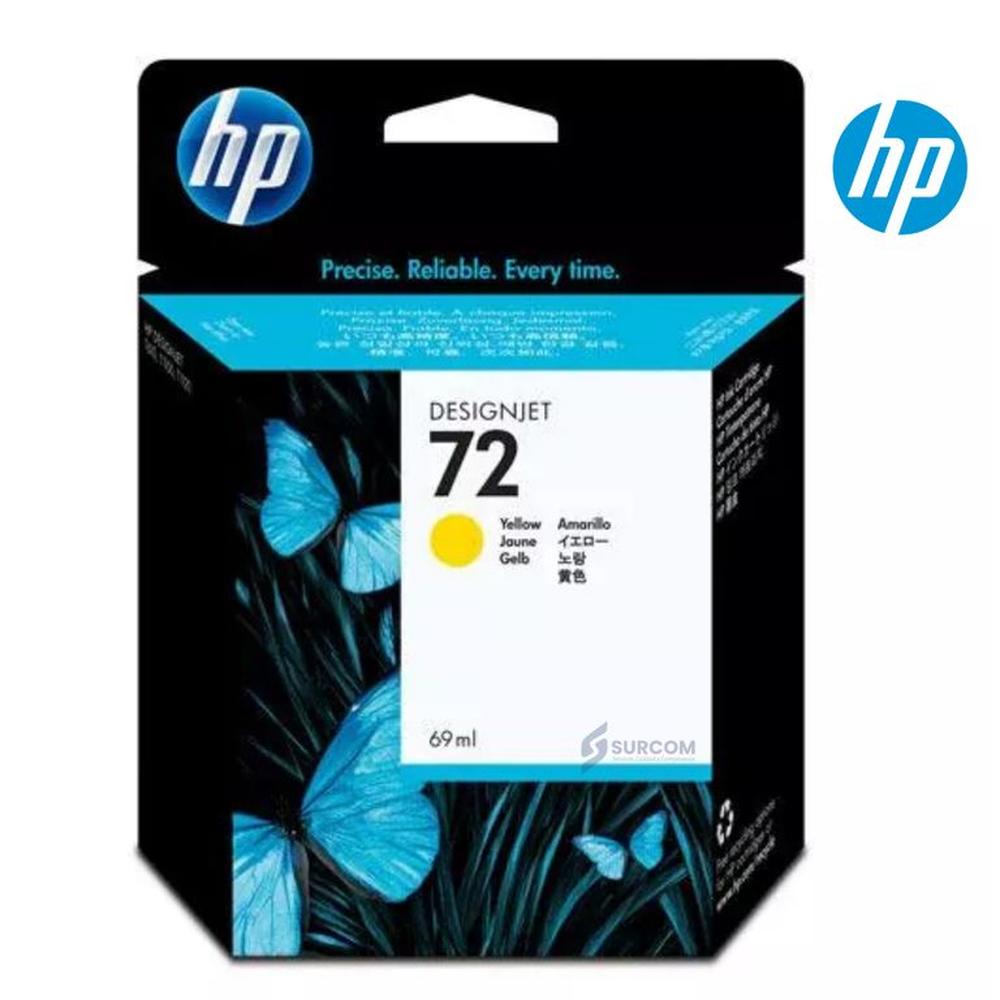 Cartucho HP 72 Yellow C9400A Original 69ml