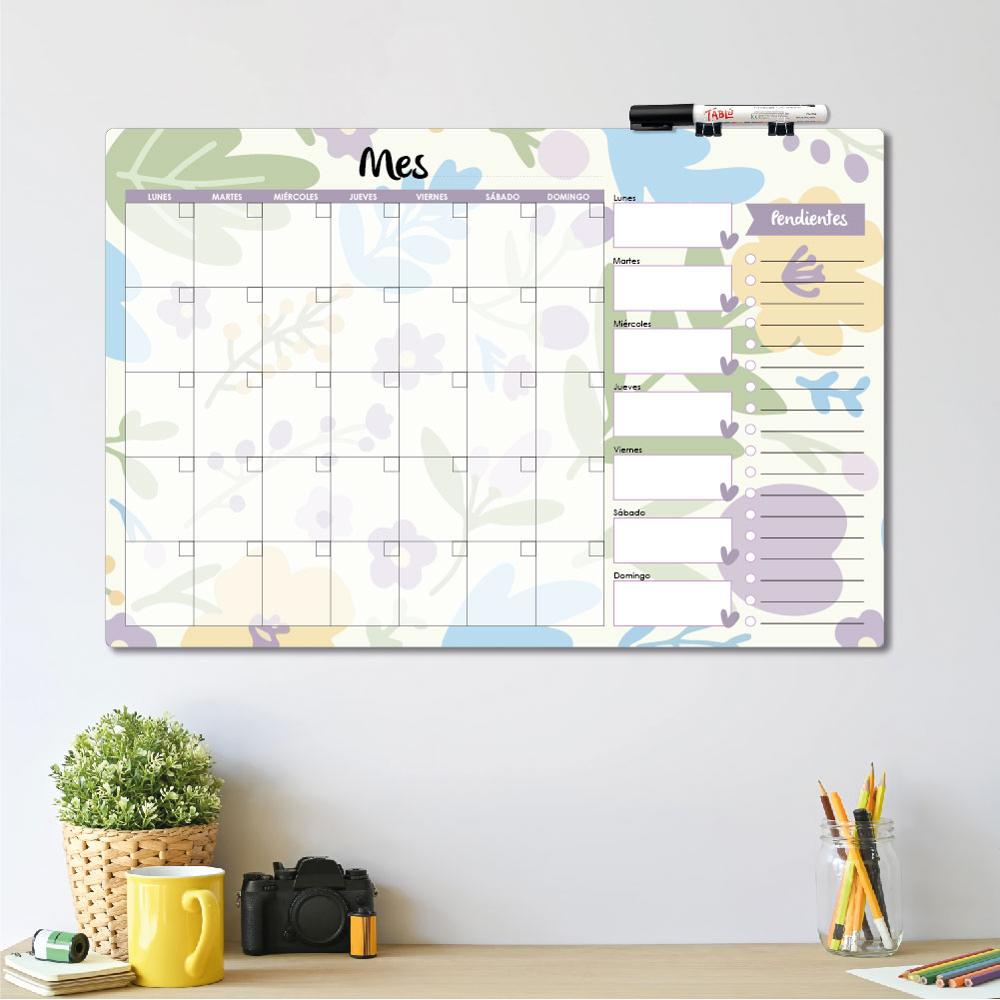 PLANNER DE ACRÍLICO AURORA TABLÚ 60X40 MES SEMANA Y PENDIENTES DISEÑO 4 PLANNER DE ACRÍLICO AURORA TABLÚ 60X40 MES SEMANA Y PENDIENTES DISEÑO 4