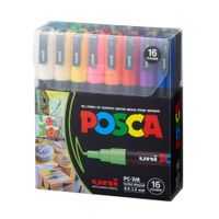 POSCA Pack PC-3M 16C Básico Nueva Presentación X16