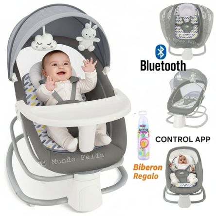 MECEDORA PARA BEBE 4 EN 1 DELUXE GRIS MECECAMGRAY