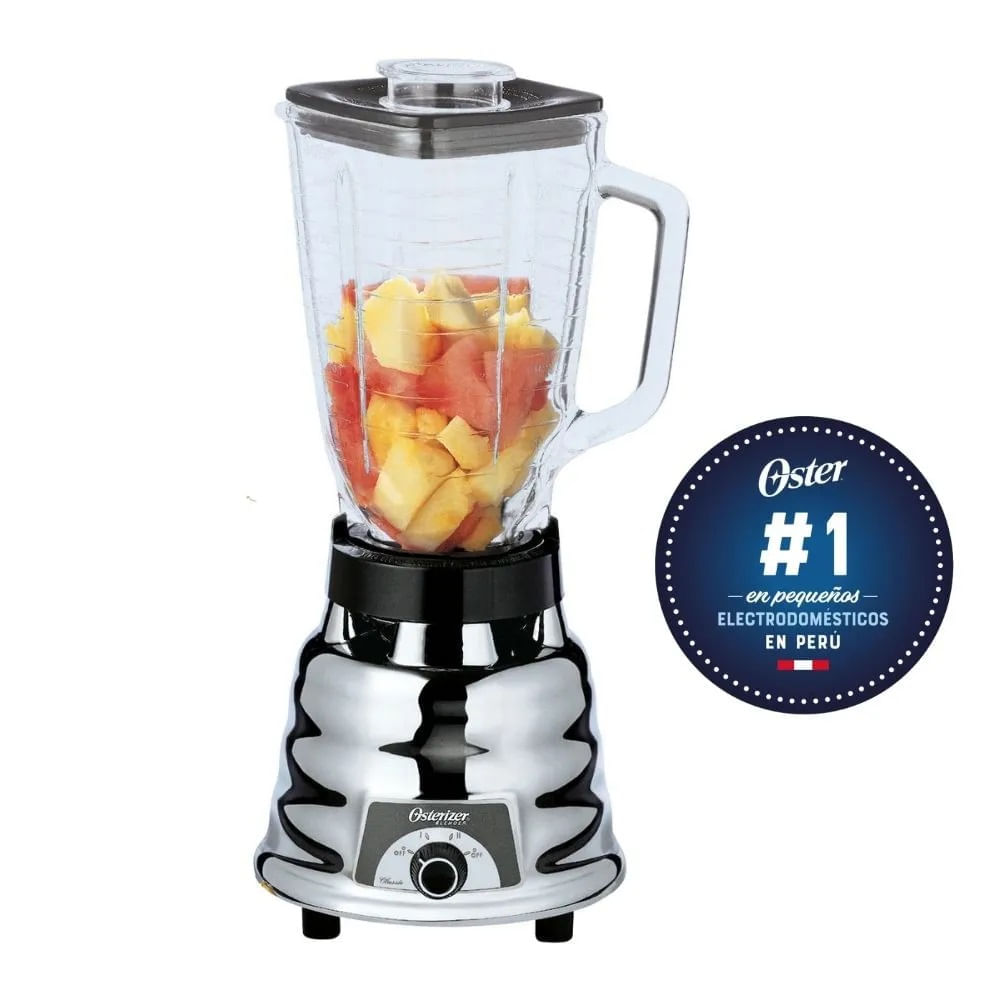 LICUADORA CLASICA OSTER 2 VELOCIDADES CROMADA - 250-22