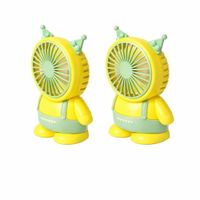2x Ventilador Portatil Recargable y Potente Color Verde Claro