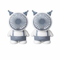 2x Ventilador Portatil Recargable y Potente Color Blanco