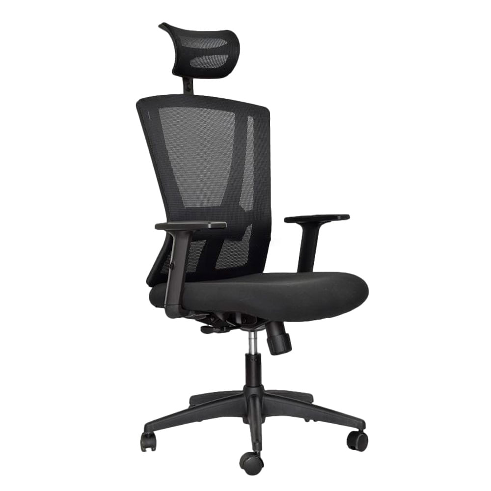 Silla de Oficina Ergonómica Winner Negro Presidente Ofideas