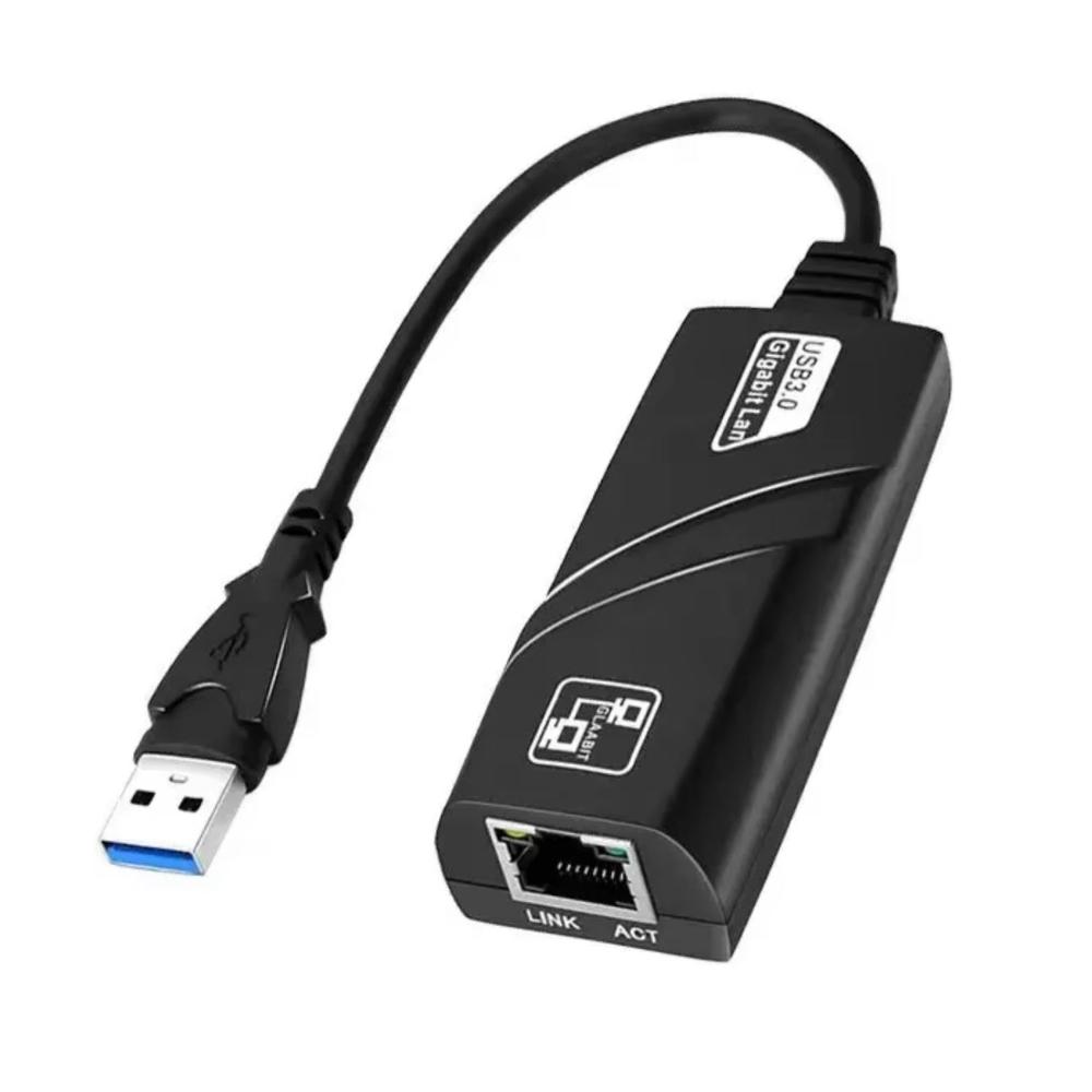 Adaptador de Internet USB 3.0 a LAN RJ45 para Computadora y laptop
