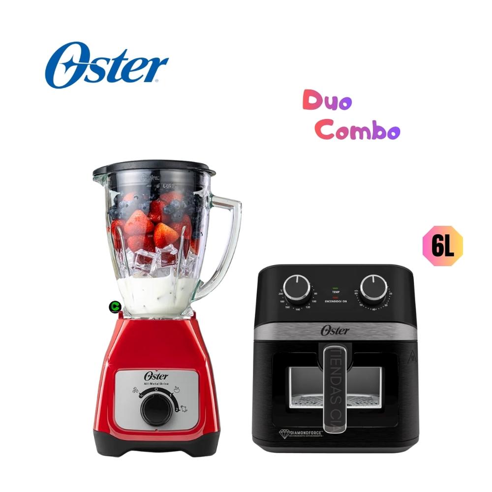 Combo Oster Licuadora BLSTKAG-RRD  y Freidora Manual CKSTAF60WMDF