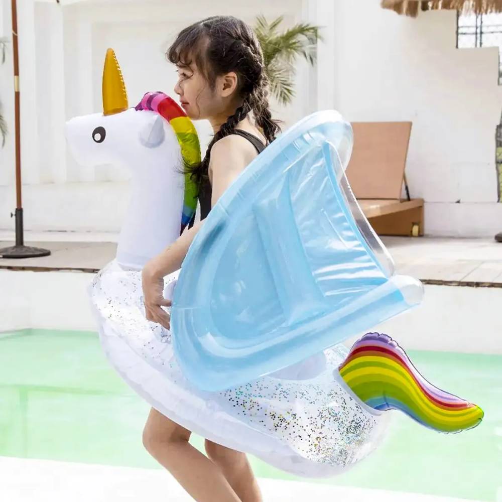FLOTADOR UNICORNIO CON ASIENTO Y SOMBRA