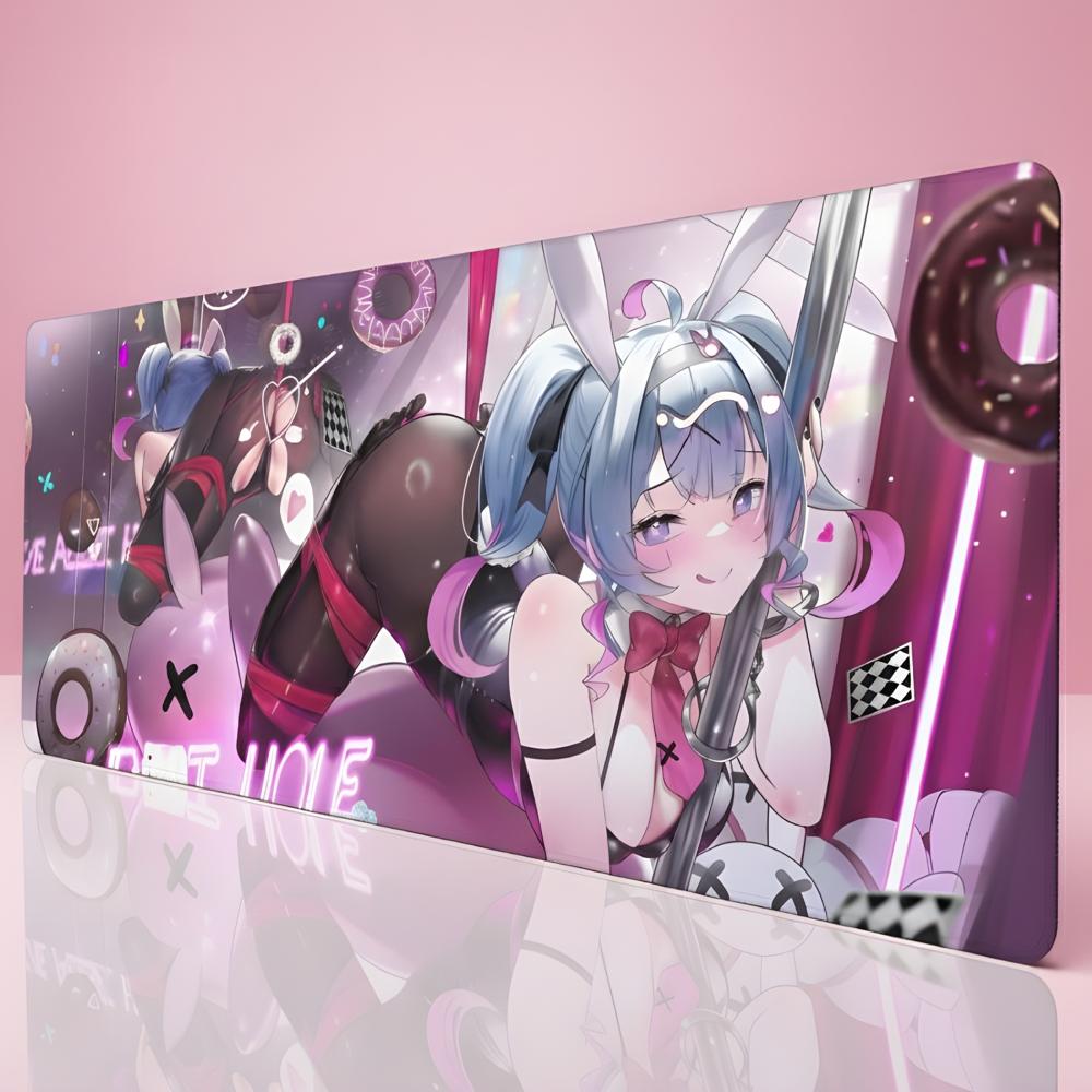 Mouse Pad Gamer Hatsune Miku Rabbit Hole Alfombrilla Anime Mousepad