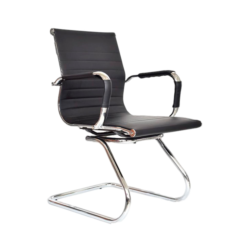 Silla De Oficina Fija Interlocutora Boss Negro Ofideas