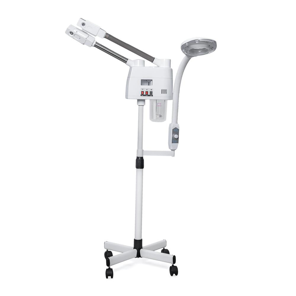 Vaporizador de 2 Brazos Calor y Frío con Lámpara y Lupa LED