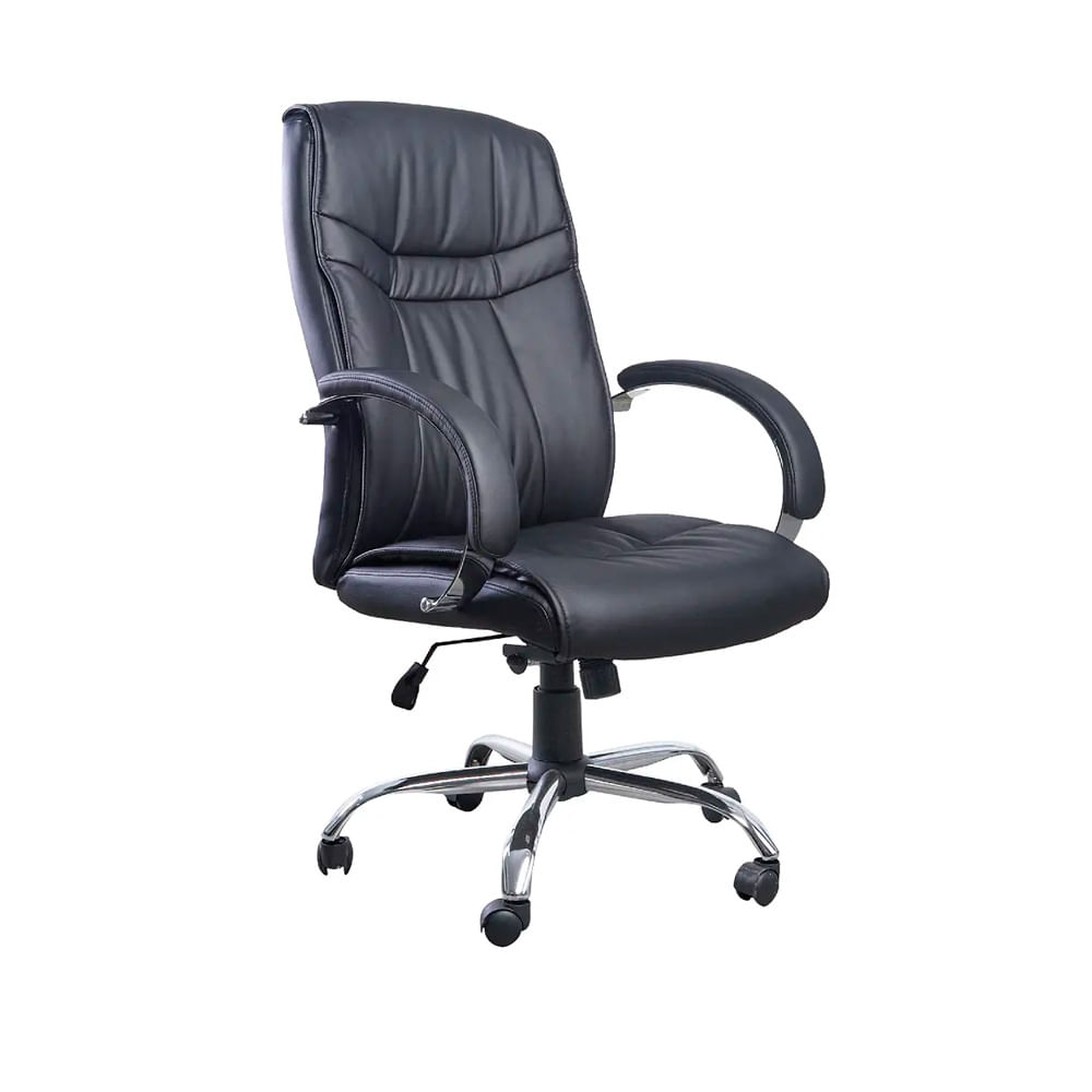 Silla de Oficina Ergonómica Estilos Presidente Cuero Ofideas