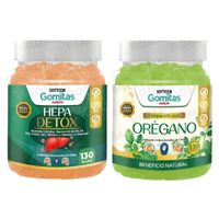 PACK 2 GOMITAS ORÉGANO Y HEPA DETOX SOTTCOR