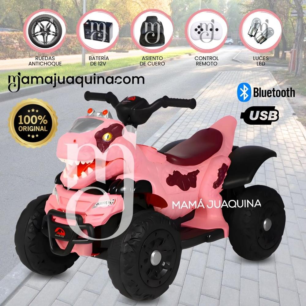 Cuatrimoto a Batería para Niños REX Control Remoto Pink