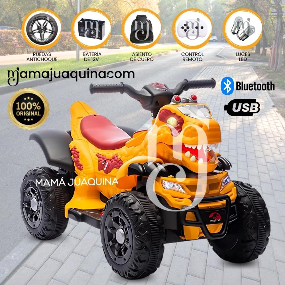 Cuatrimoto a Batería para Niños REX Control Remoto Orange