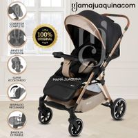 Coche Maleta de Lujo WIN con Bandeja de Comer Beige