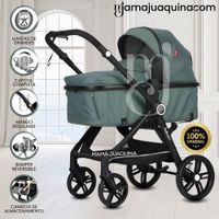 Coche Moisés Travel System KYLIE de Lujo Green