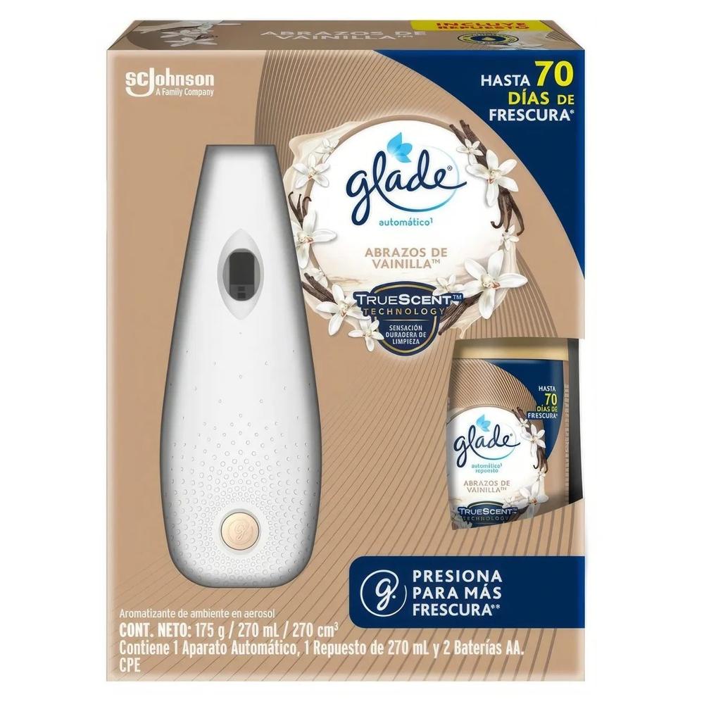 Aromatizador Glade Automatico Abrazos de Vainilla 270ml