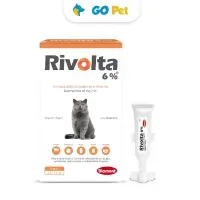 Rivolta 0.06 de 2.6 a 7.5 Kg x 1 Pipeta - Antipulgas y Antiparasitario para Gatos