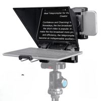 Teleprompter portátil TP2A para cámaras DSLR y celulares