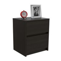 Velador Trivor 2 Cajones Wengue Tuhome