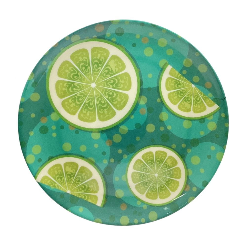 Plato Limón Tropical Melamine 20cm Life Art