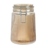 Canister Acanalado Bruma Dorada 1300ml Life Art