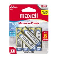 Pilas Pack x 6 Aa Maxell