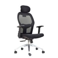 Silla Ergonómica Noruega Presidente Aluminio Negro Ofideas