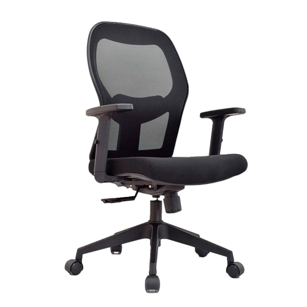 Silla Ergonómica Noruega Gerente Nylon Negro Ofideas