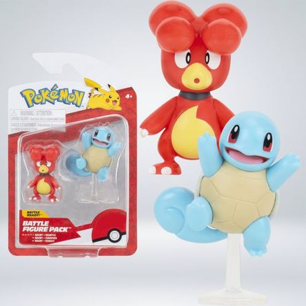 FIGURAS POKEMON BATTLE PACK -  MAGBY Y SQUIRTLE