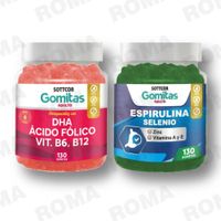 PACK GOMITAS DHA Y ESPIRULINA SOTTCOR LABS