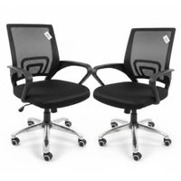 Pack x2 Sillas Ergonómicas Oficina Ejecutivas Giratorias - 190054