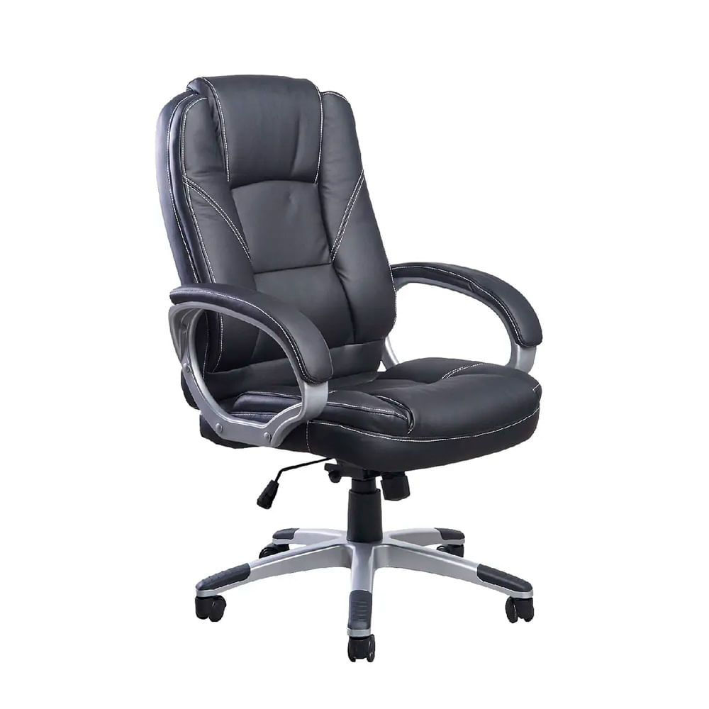 Silla de Oficina Ergonómica Lux Presidente Cuero Ofideas