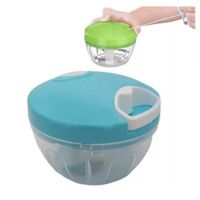 Picador Triturador de Alimentos Manual con Cuerda