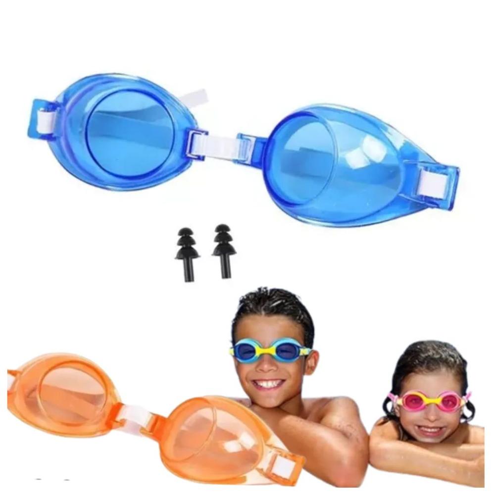 Pack 2 Lentes De Natación Incluye Tapones De Oídos Hombre