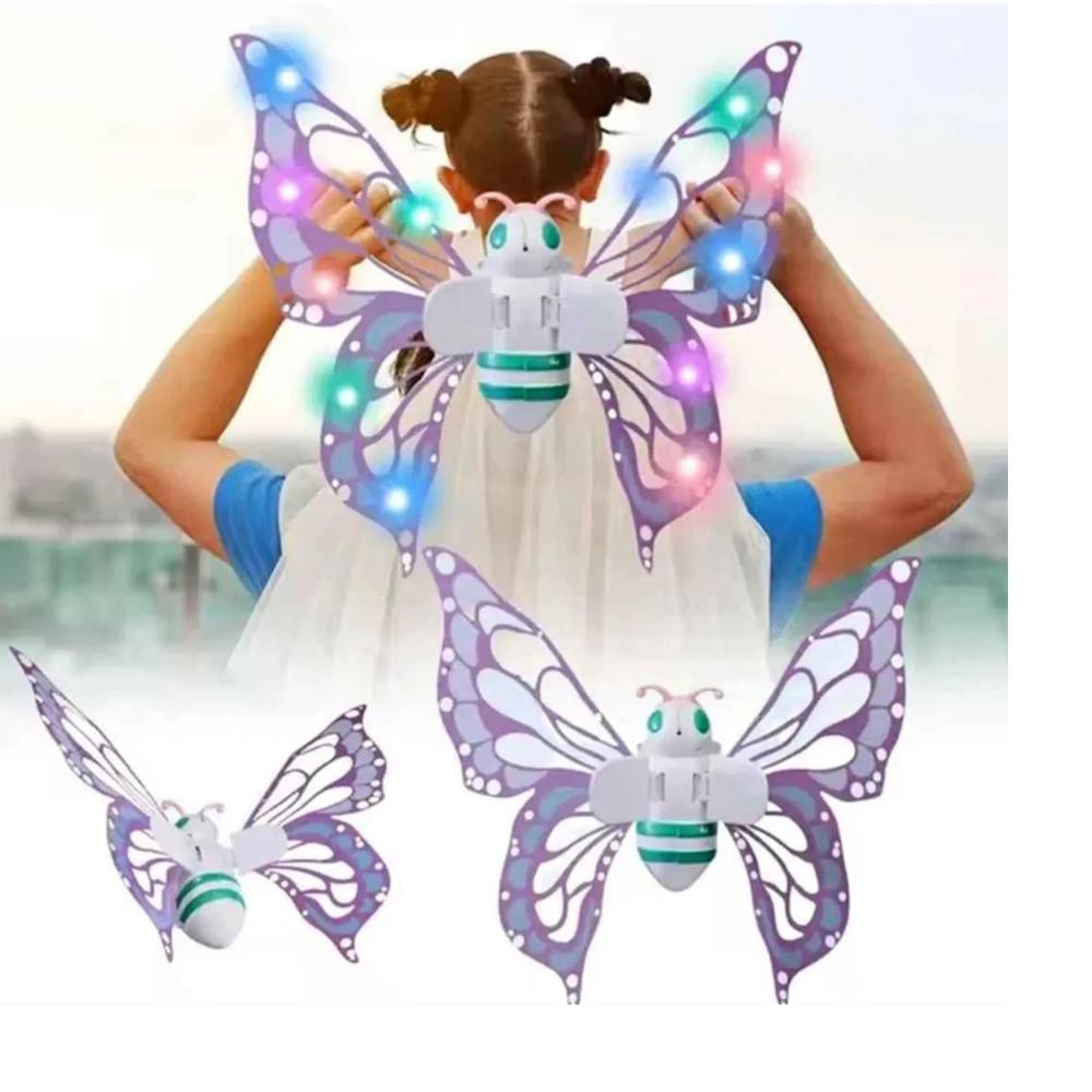 Alas de Mariposa con movimiento y luces - Blanco