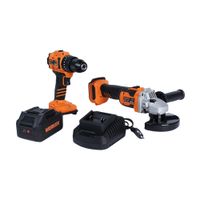 Taladro Percutor 20V 45Nm + Amoladora 4.5"" 8000 r/min Brushless Werken