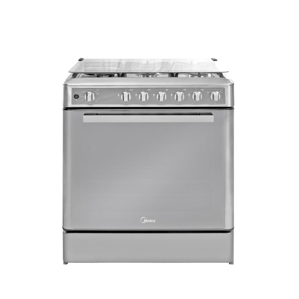 Cocina Gas Midea MGS30F2LCCWSS-PE 30 Inox 5 hornillas
