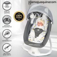 Mecedora Plegable Eléctrica para Bebés DOLLY III Gray