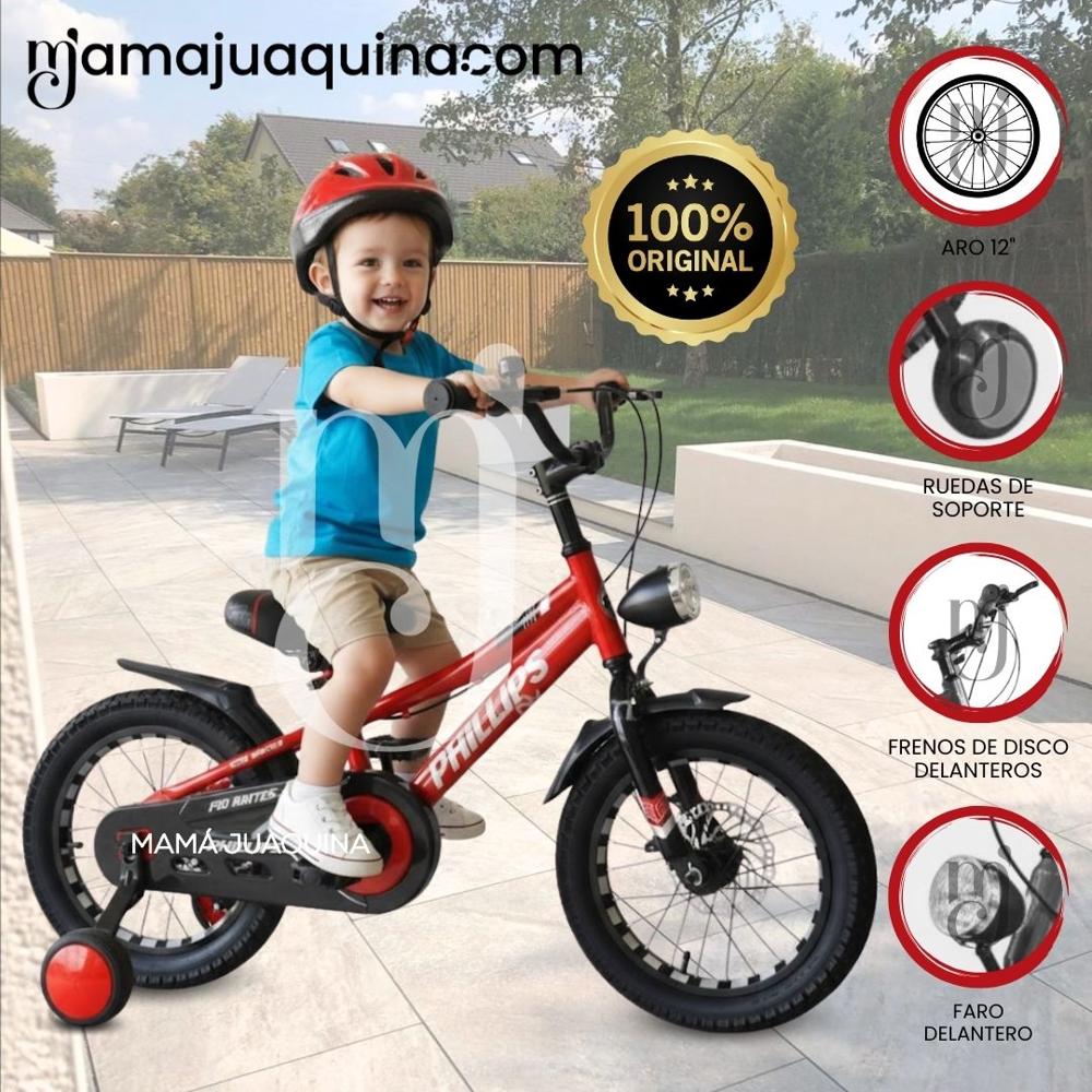 Bicicleta Deportiva Aro 12 PHINES II para Niños Green