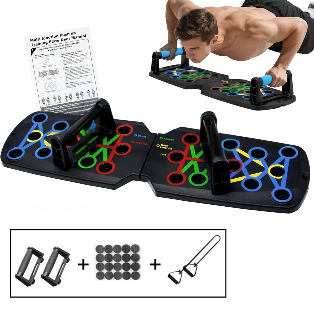 Tablero de Flexiones Push Up Multifunción Hombros Espalda