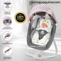Mecedora Plegable Eléctrica para Bebés DOLLY III Pink