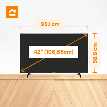 Medidas de TV de 50 pulgadas en centímetros