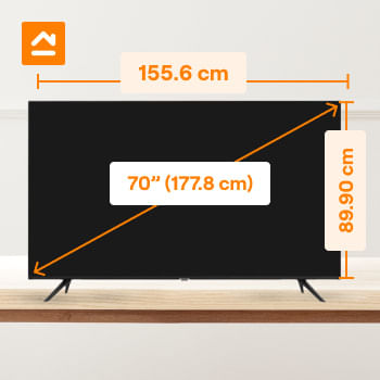 Medidas TV de 90 pulgadas ¿Cuántos centímetros son?